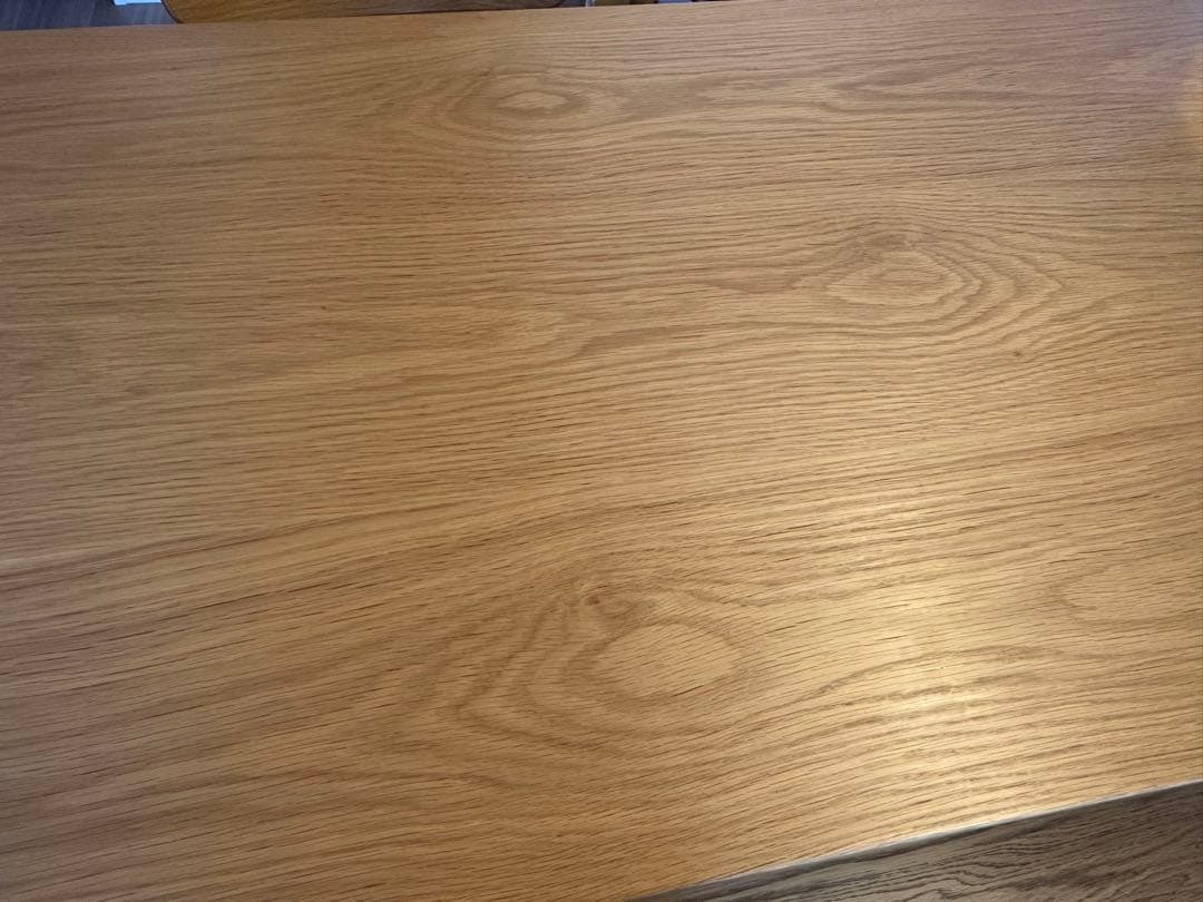 無印良品 ダイニングテーブル オーク材 木製テーブル　丸脚　テーブルのみ単品