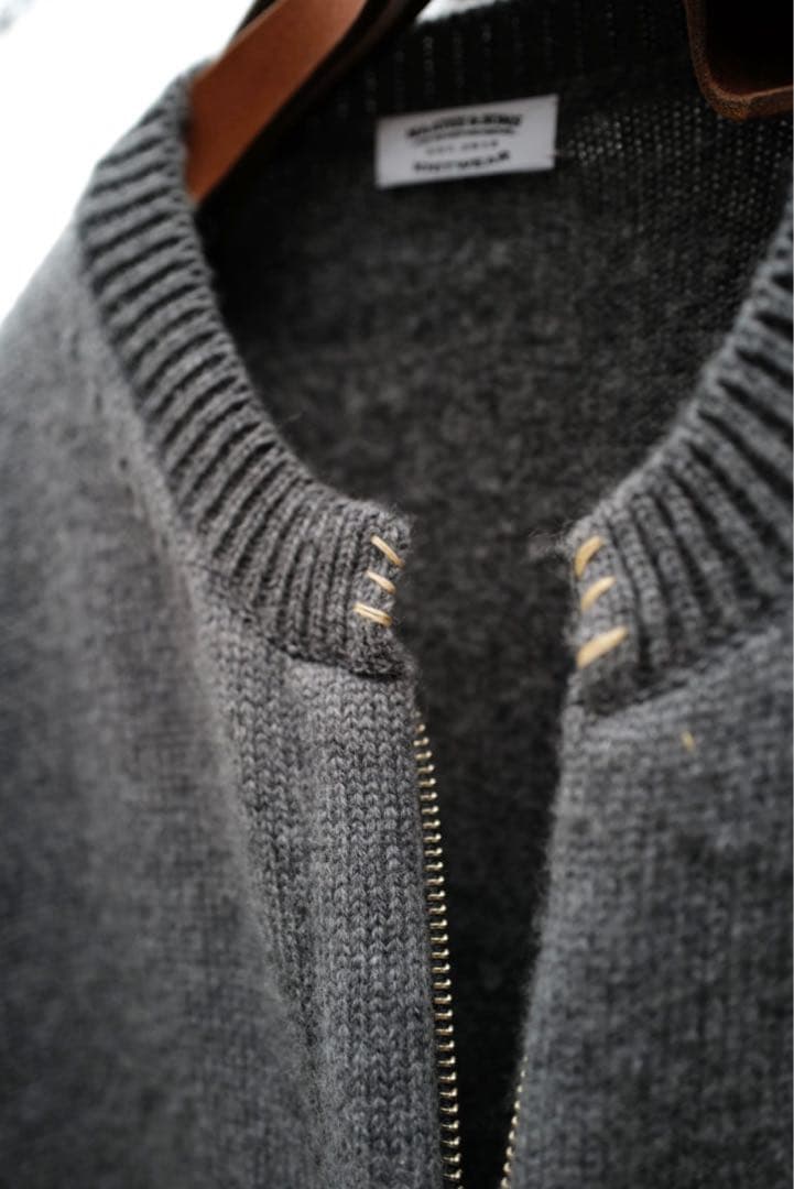 MAATEE&SONS 25AW柿乃葉別注ひょっとこニットジャケットsize4