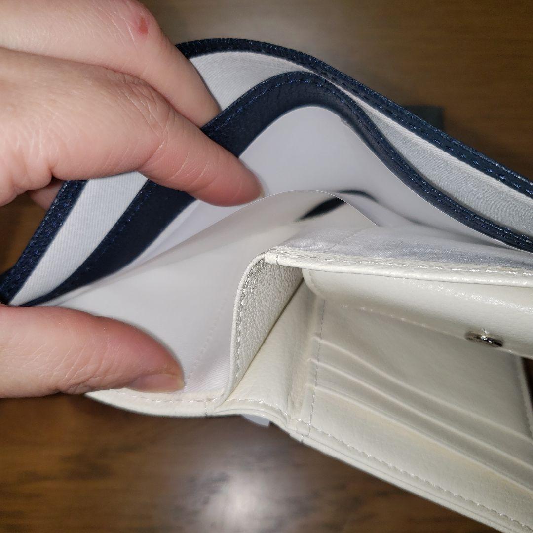 PORTER 二つ折り 財布 ネイビー×ナチュラル 未使用