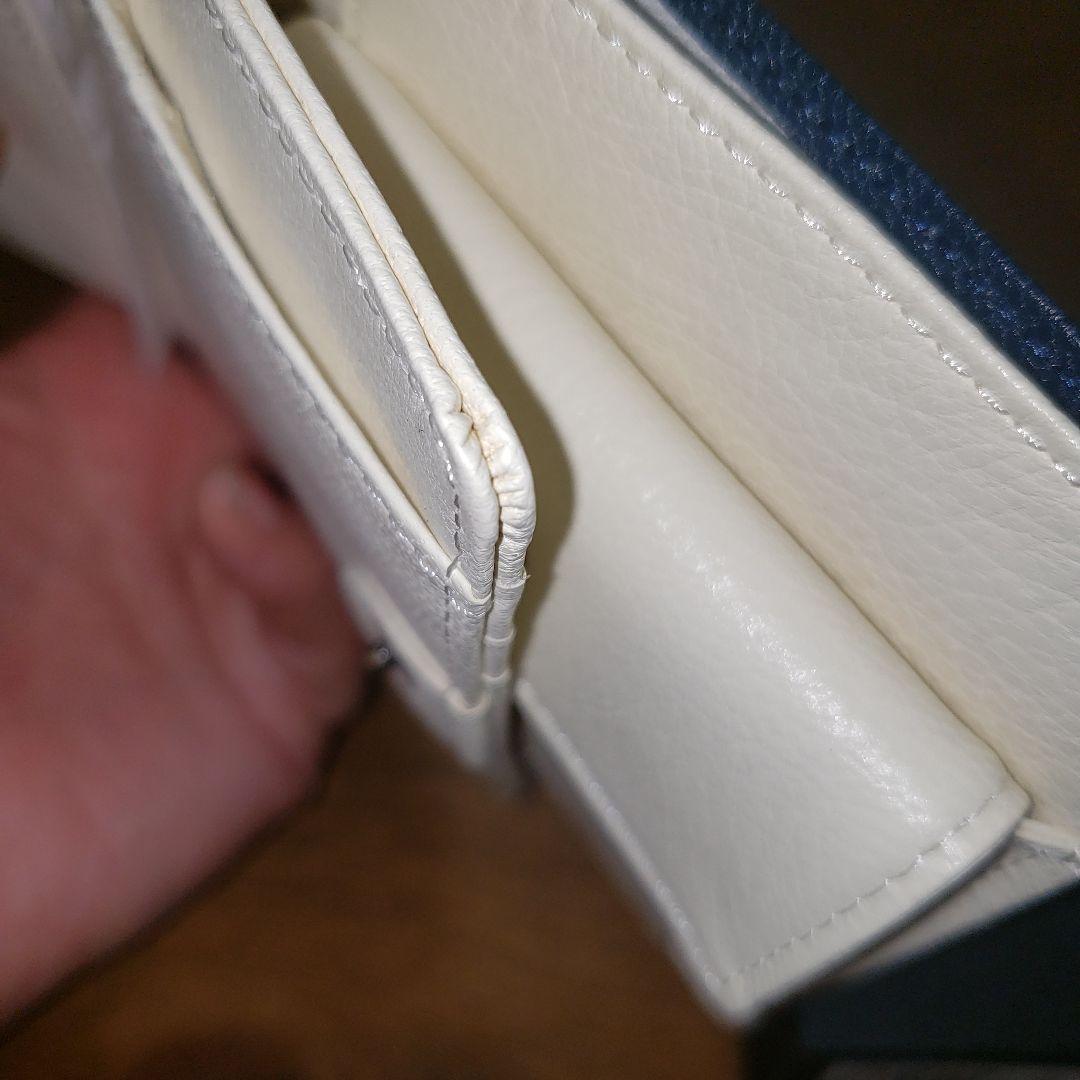 PORTER 二つ折り 財布 ネイビー×ナチュラル 未使用