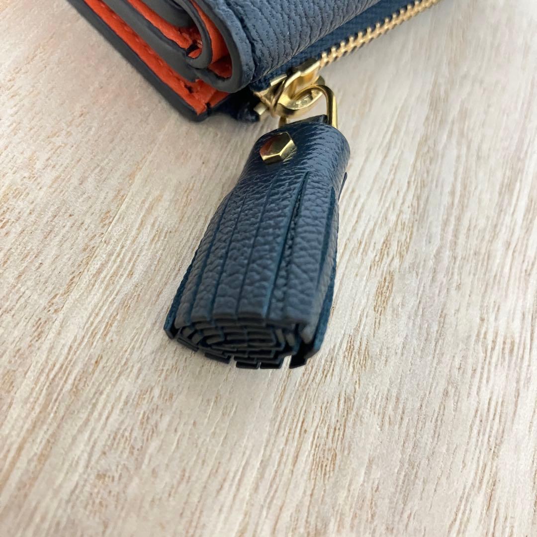 定価5.3万✨訳あり✨極美品✨アニヤハインドマーチ✨ミニ財布✨eyes✨紺