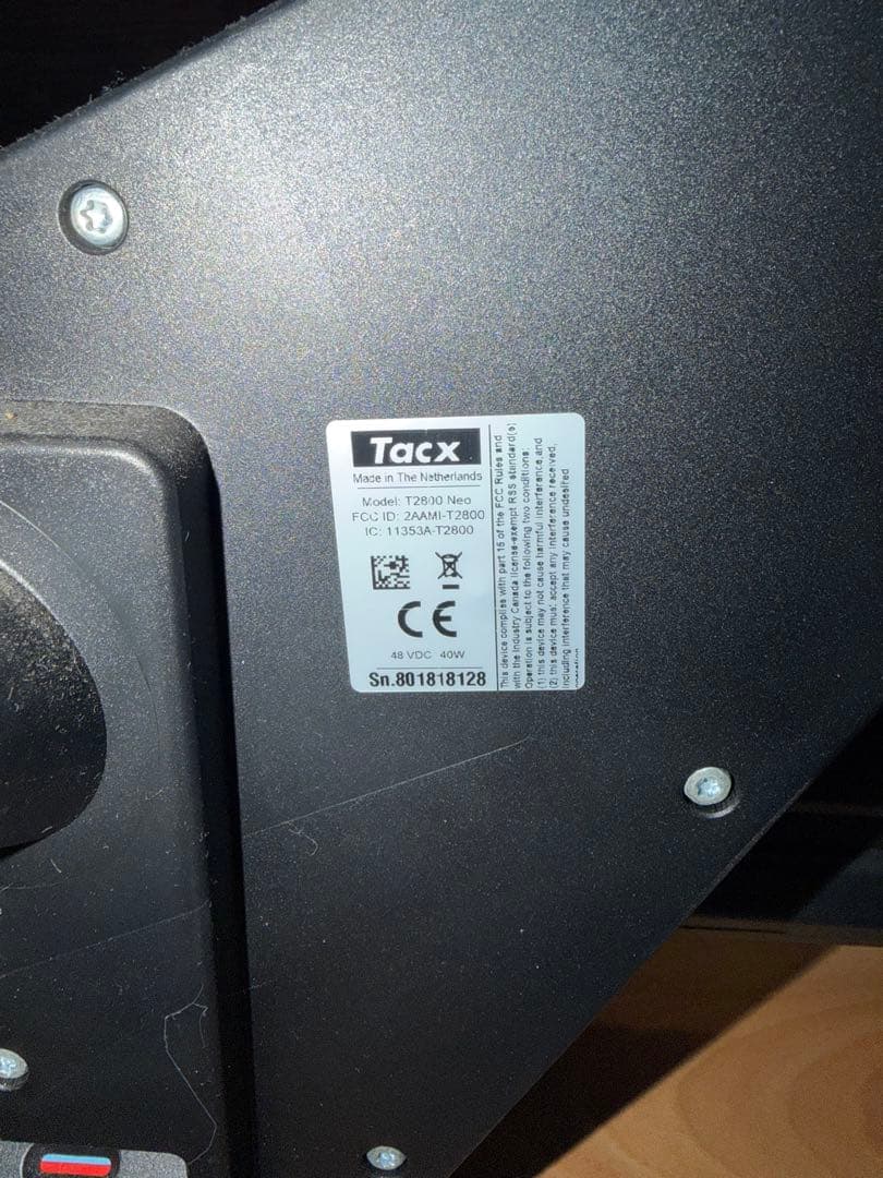 Tacx NEO T2800 Neo 動作未確認