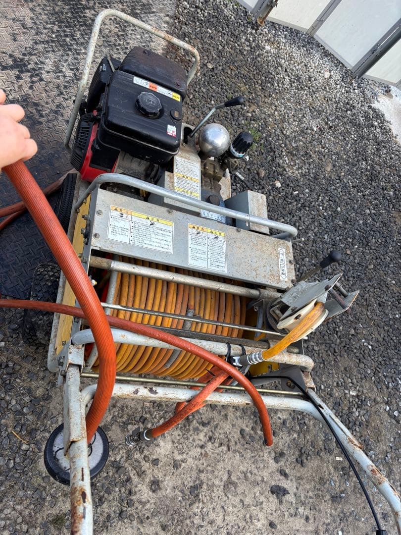 自走動噴 ATC-640M 自動整列 巻取り 動噴ガソリン エンジン リコイル