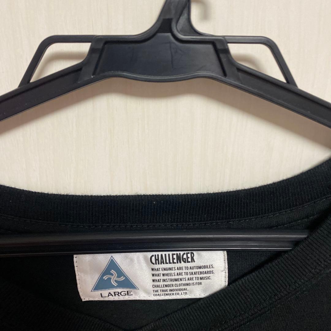 未使用 廃盤モデル CHALLENGERロングスリーブハイビスカスTシャツ 黒