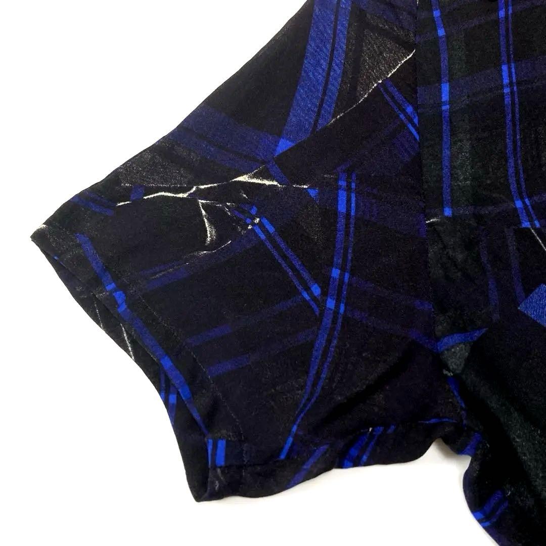 Y's ワイズ 美品 DEFORMATION CHECK BLOUSE 2