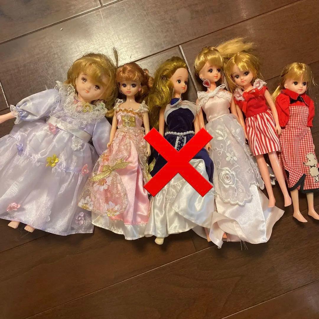 値下げ可能！タカラ りかちゃん人形 まとめ売り　5体　昭和レトロ