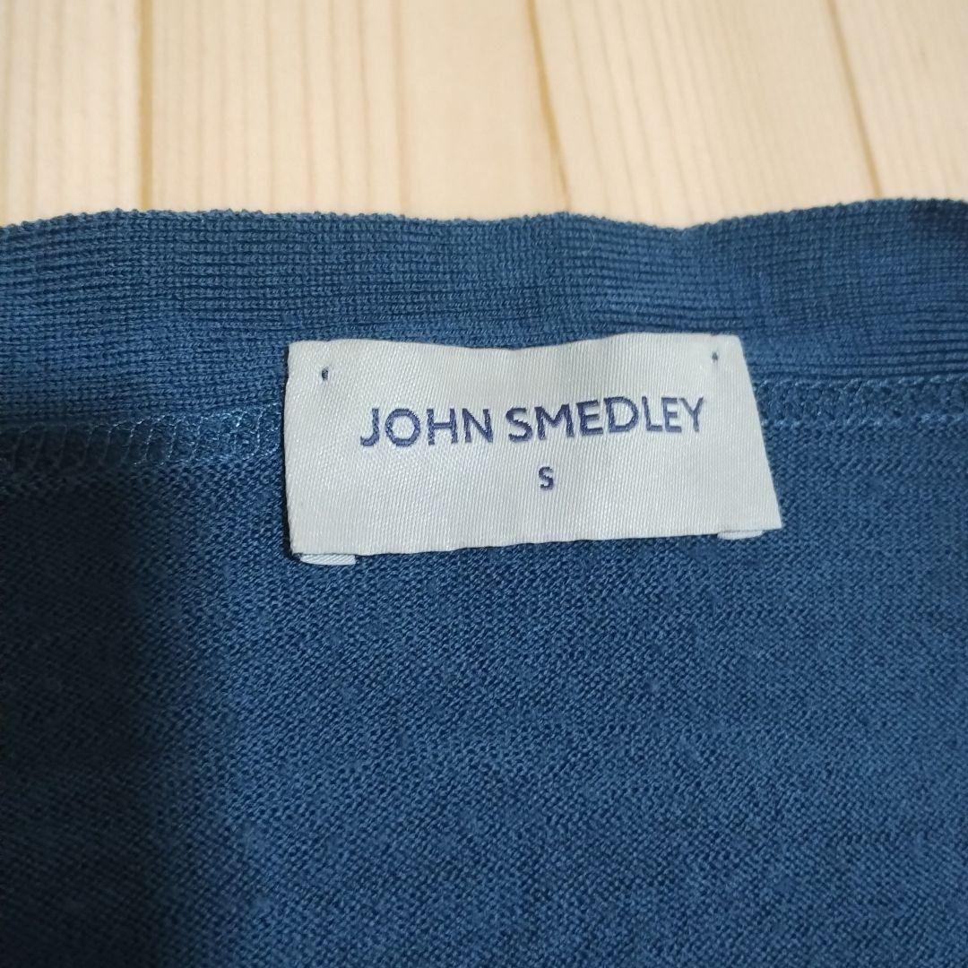 英国JOHN SMEDLEYジョンスメドレーメリノウールニットカーディガン