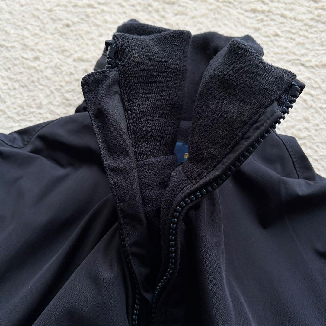 美品✨ポロラルフローレン 中綿ブルゾン ポニー刺繍 フード ネイビー M 現行品