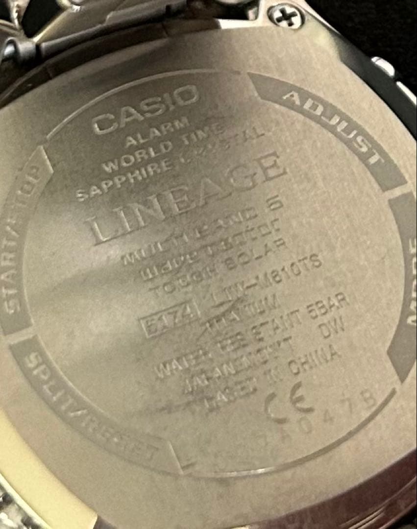 CASIOソーラー電波腕時計 リニエージ LIW-M610TSE-1A2JF