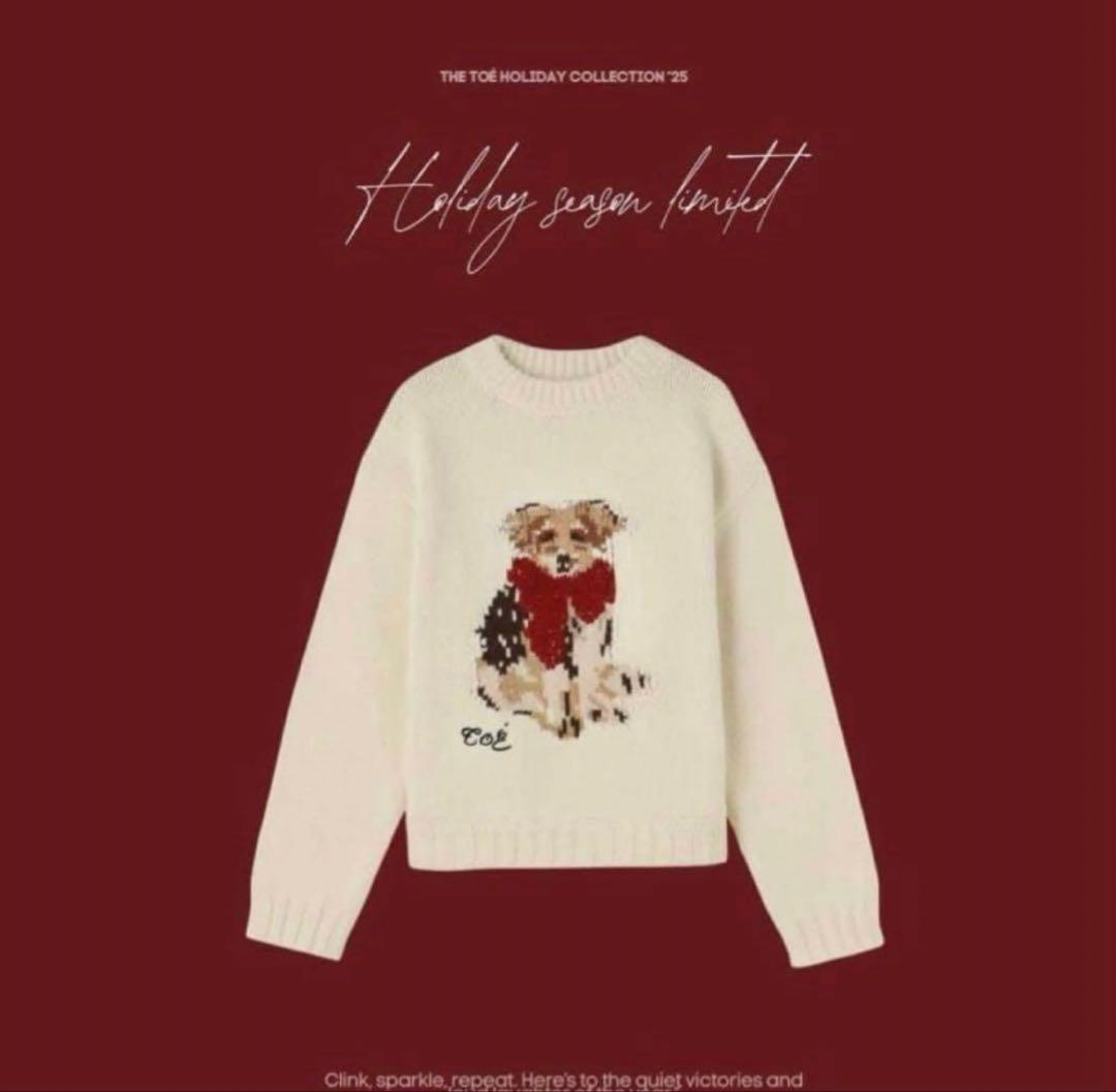 完売品　THE TOE Schloss Holiday Dog Knit