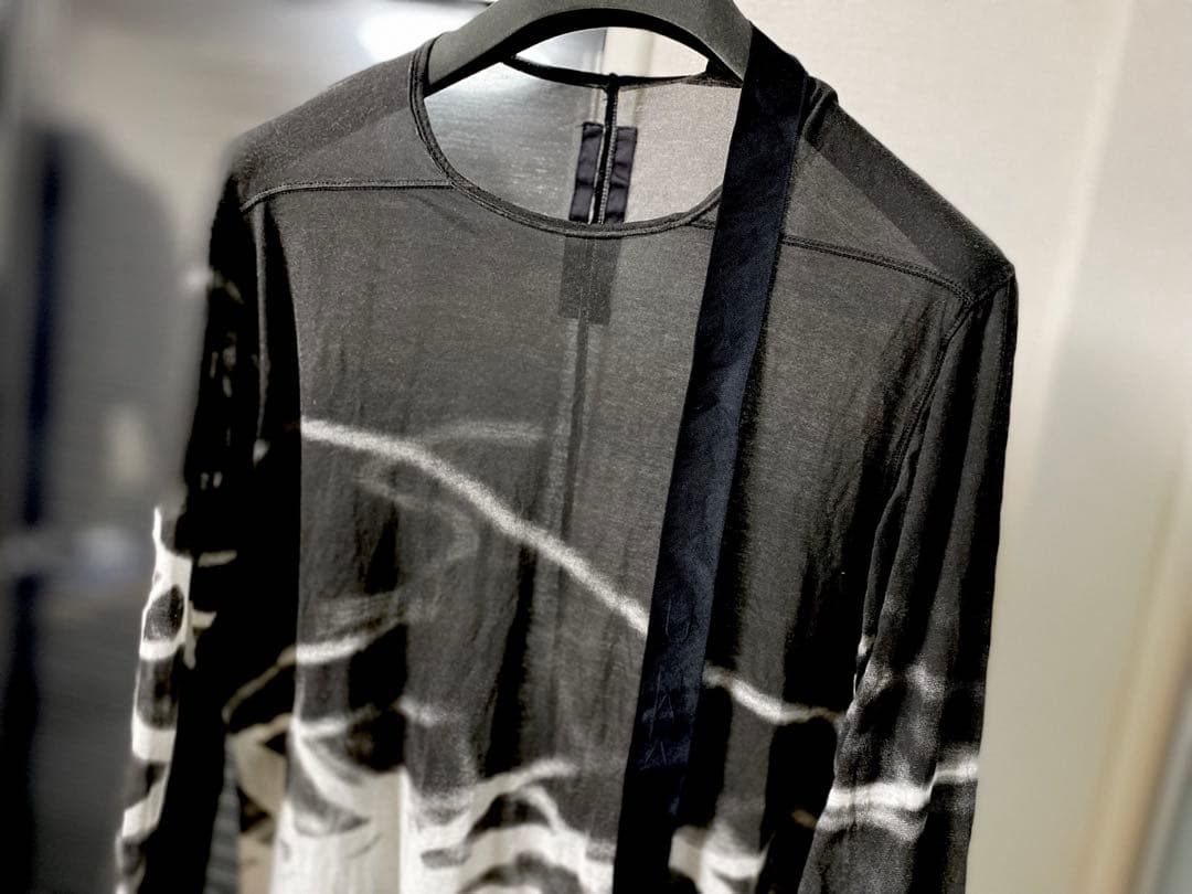 トップス Rick Owens drkshdw bleach long tee knit