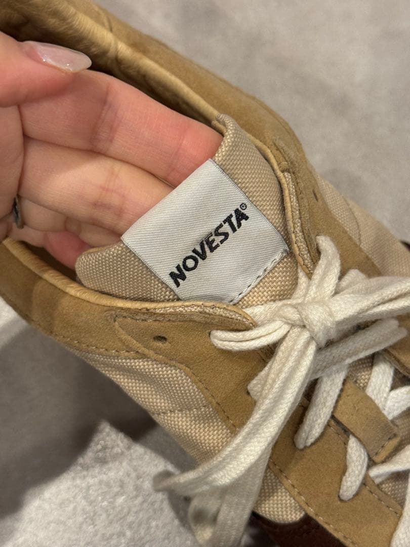 NOVESTAスニーカー MARATHON VEGAN TRAIL BROWN