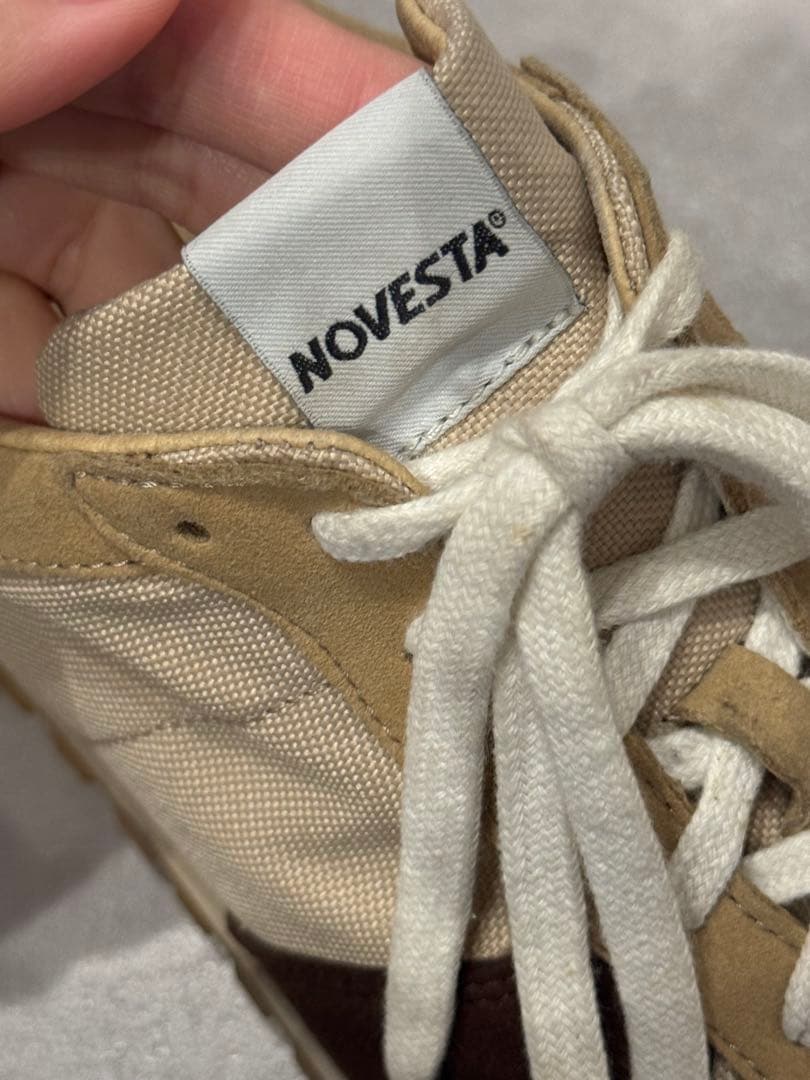 NOVESTAスニーカー MARATHON VEGAN TRAIL BROWN