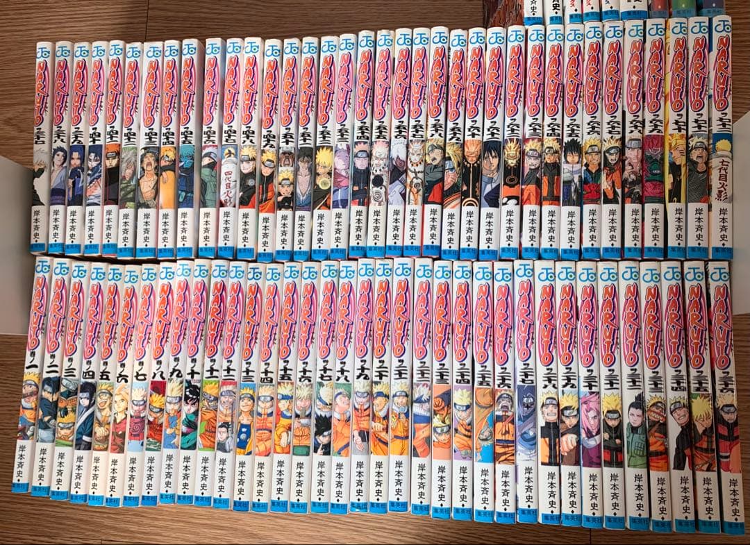 ナルト NARUTO 全72巻セット＋おまけ9冊　全72巻中初版52冊あり