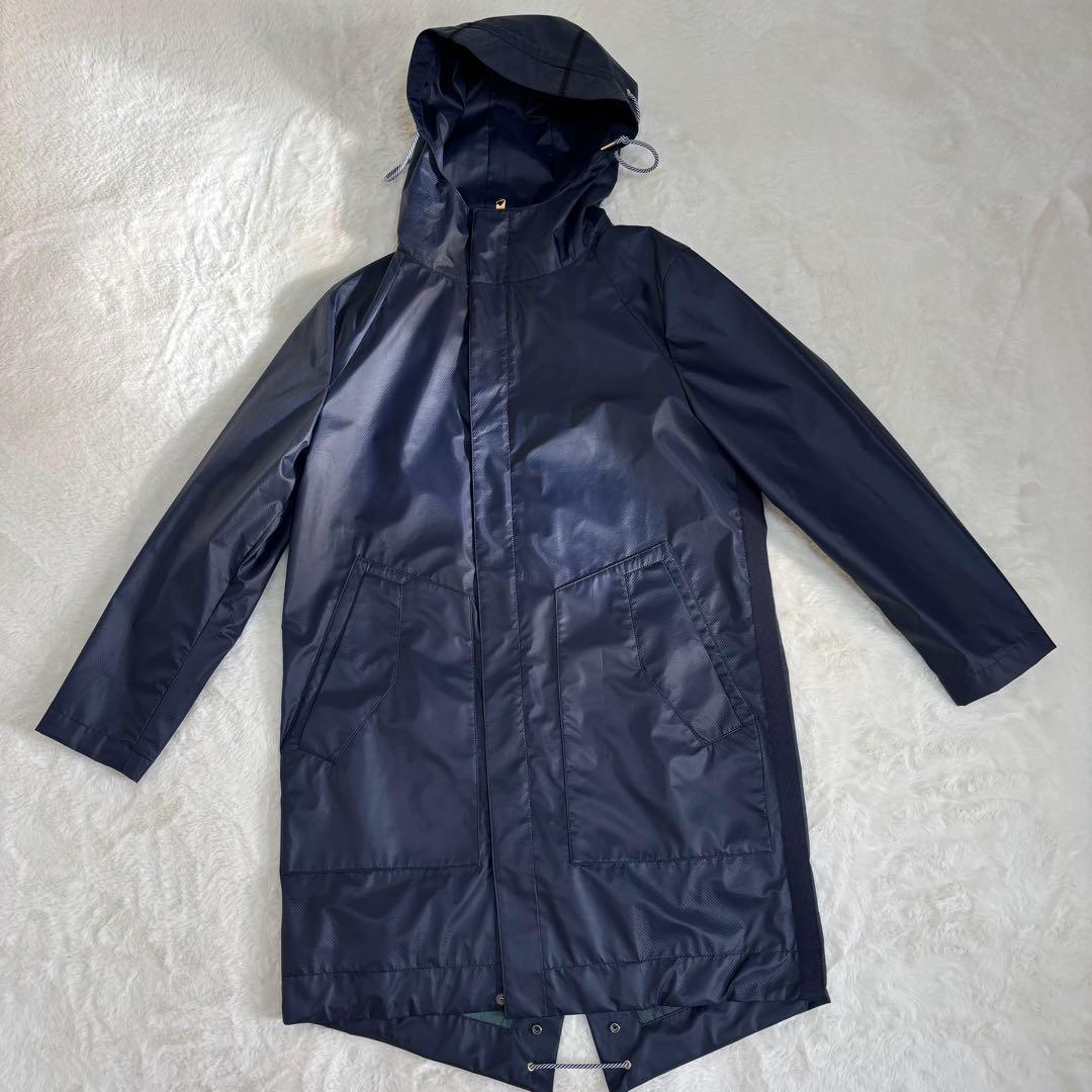 ポールスミス 紺 防水 レインコート グラデーション S マルチカラー 雨具