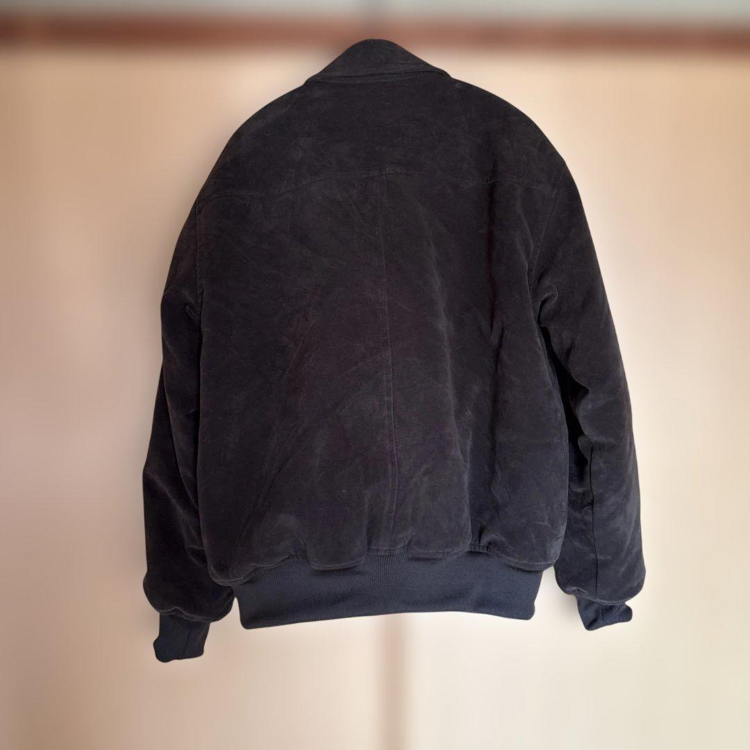 Regen Glanz シンセティックスエードジップブルゾン ブラウン　S