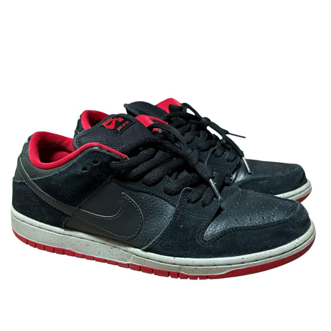 靴 Nike dunk low black cement