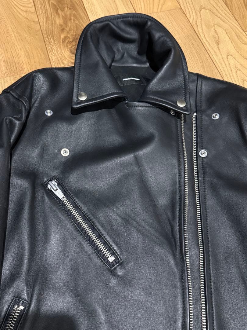 JOURNAL STANDARD シープレザービッグライダースブルゾン