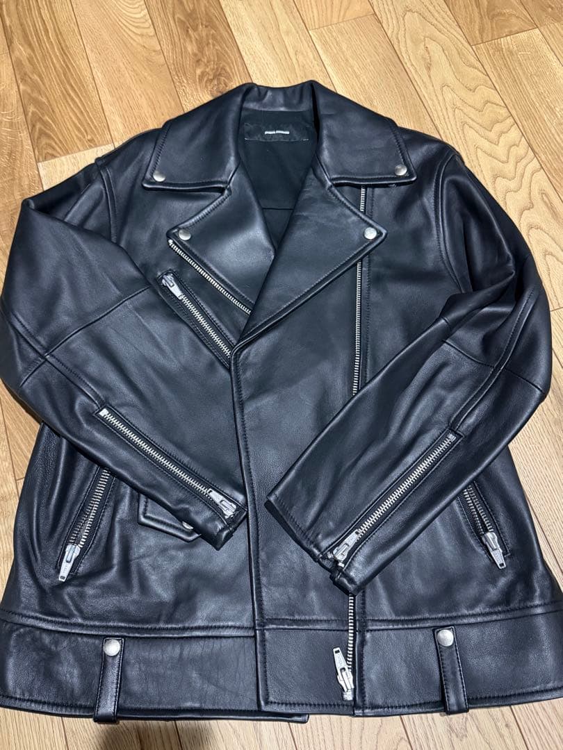 JOURNAL STANDARD シープレザービッグライダースブルゾン