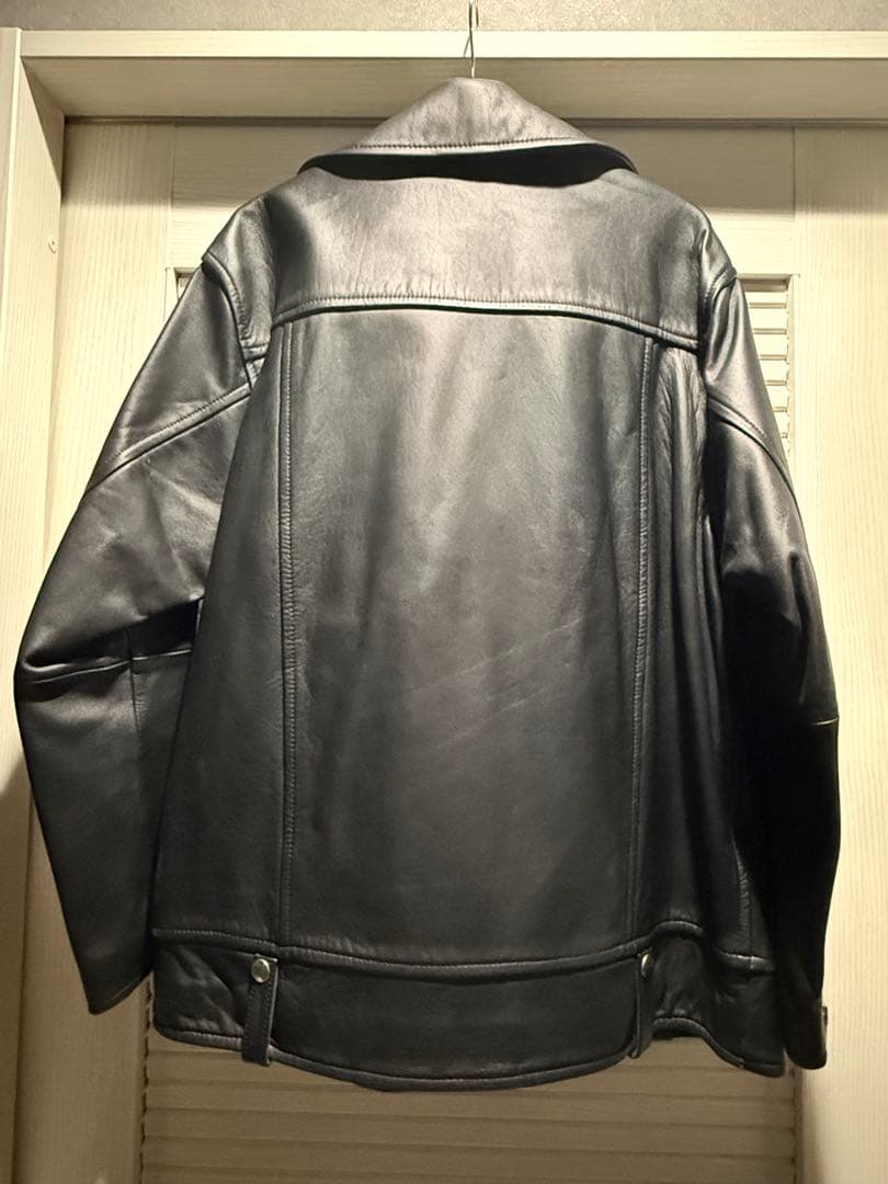 JOURNAL STANDARD シープレザービッグライダースブルゾン