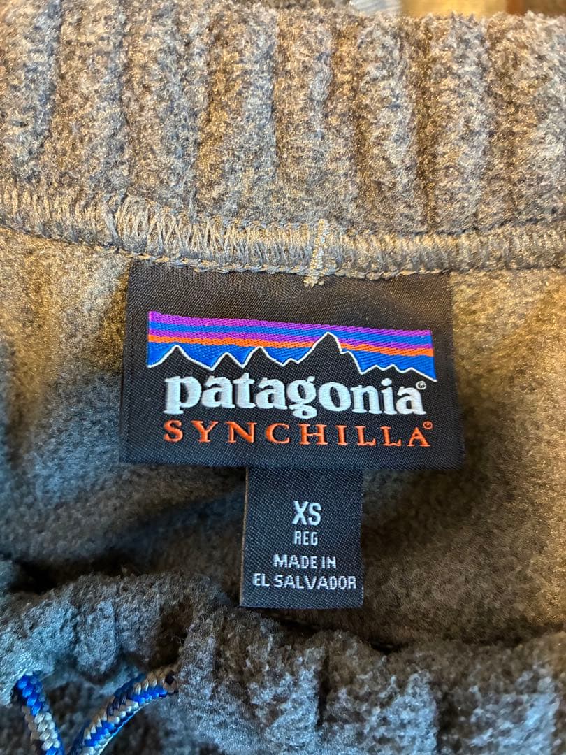 Patagonia Synchilla XS グレー フリースパンツ