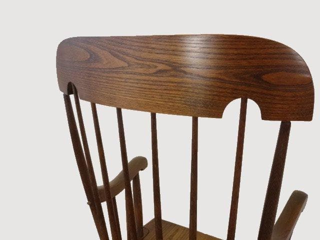 飛騨産業キツツキ　木製　ロッキングチェアーA　再塗装済　ＵＳＥＤ