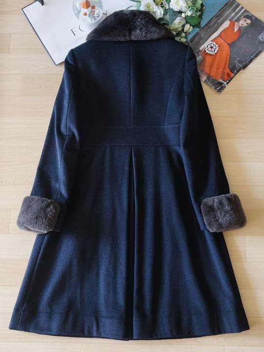 FOXEY！ゴージャスヌードリアファカシミアコート　38 Rene 極美品