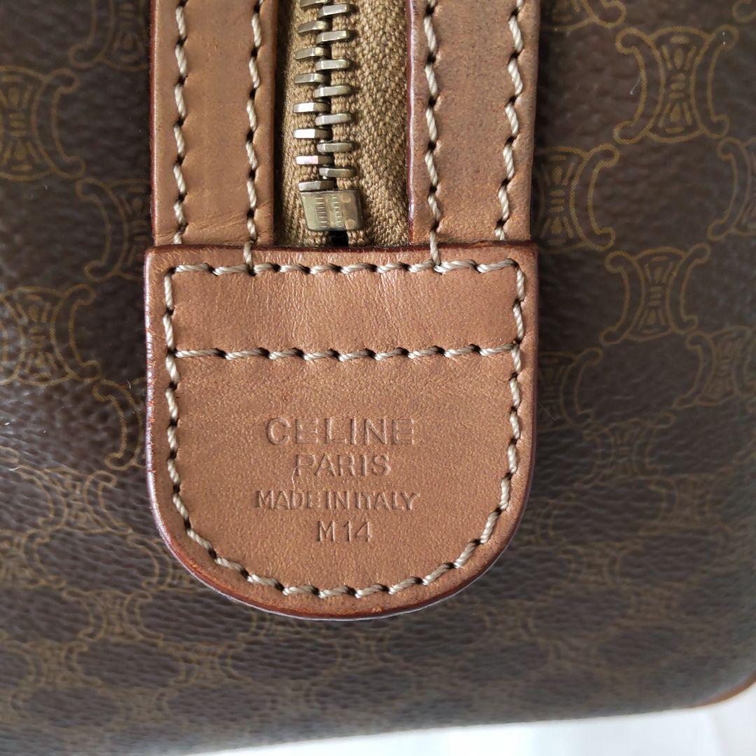 CELINE セリーヌ ミニボストンバッグ マカダム柄 ヴィンテージ