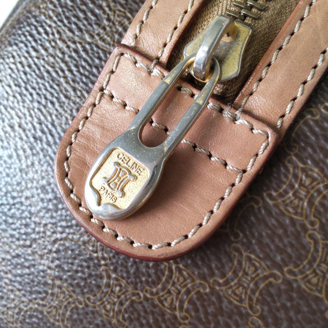 CELINE セリーヌ ミニボストンバッグ マカダム柄 ヴィンテージ