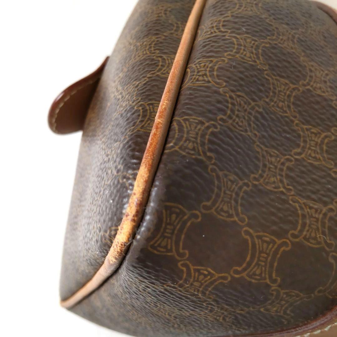 CELINE セリーヌ ミニボストンバッグ マカダム柄 ヴィンテージ