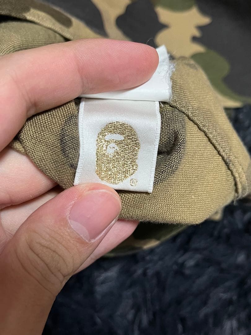 90s A BATHING APE 1stカモ 長袖シャツ