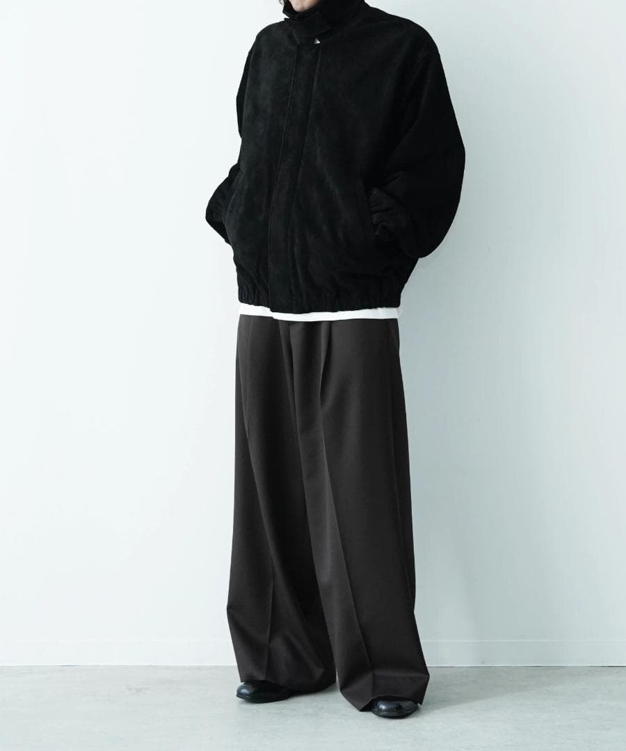 ジャケット・アウター ssstein 25AW Cow Suede Zip Short Jacket
