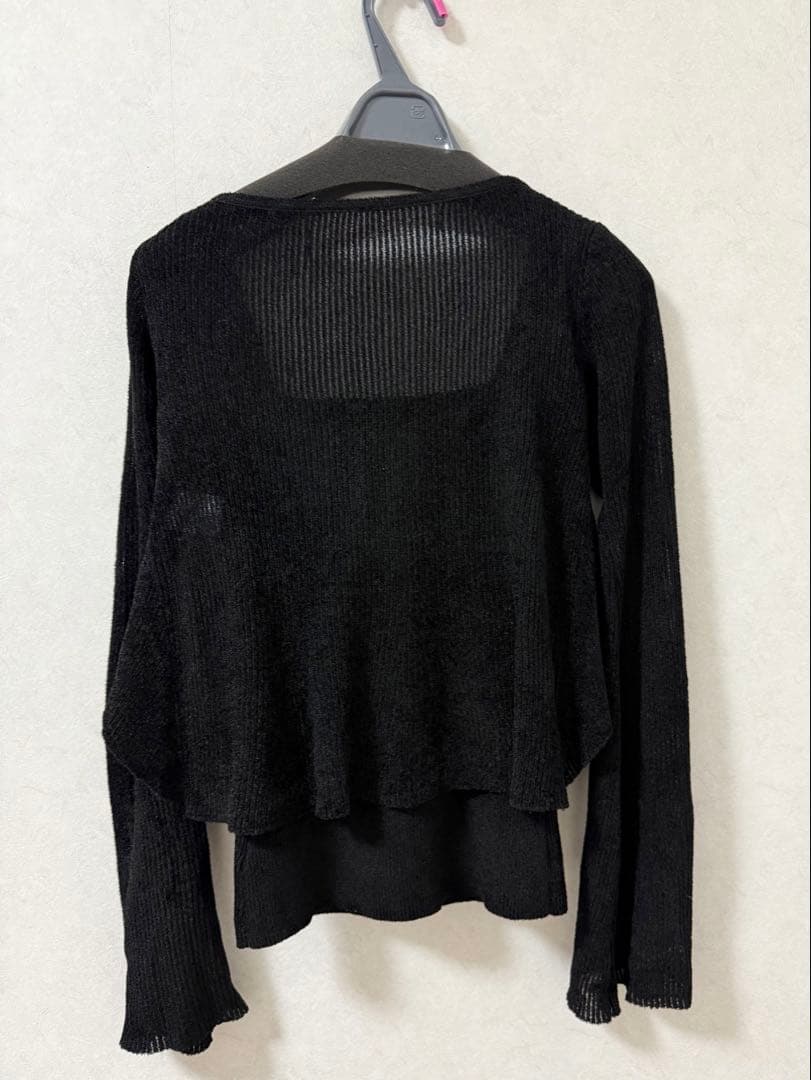 トップス andmary Emma knit flare cardigan set