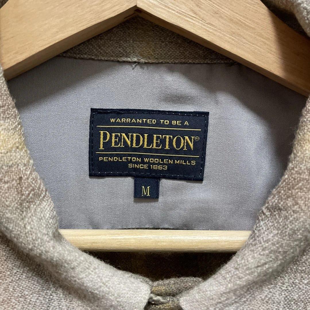 Pendleton ペンドルトンウールボードシャツ長袖シャツ Mサイズ