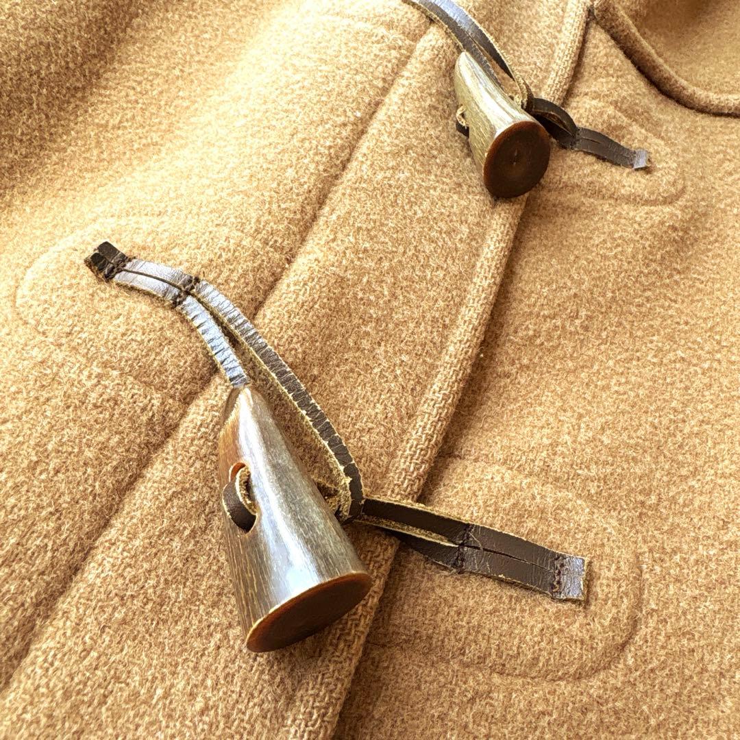 希少　BURBERRYバーバリー　ダッフルコート ノバチェック 英国製　ベージュ
