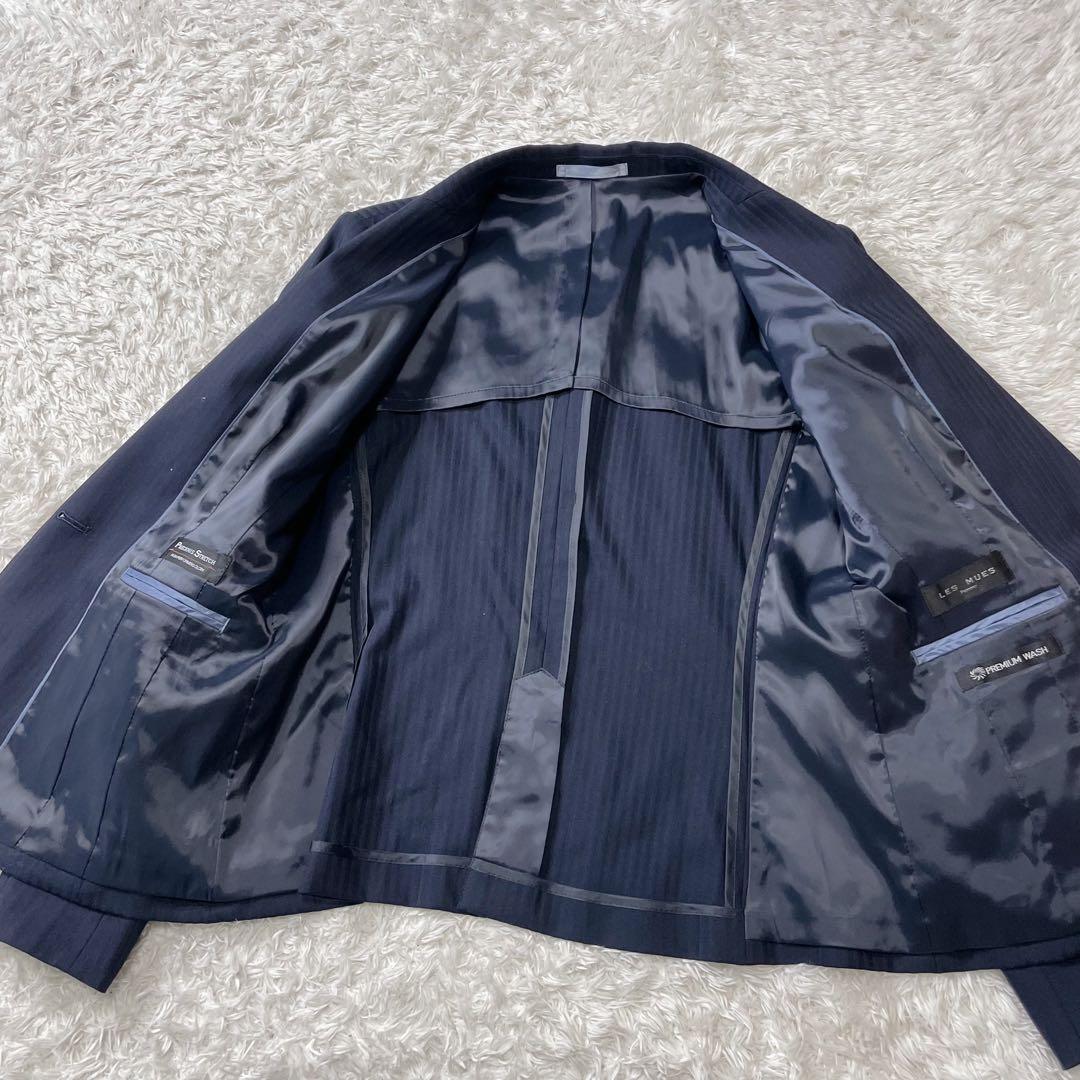 美品✨ レミュー アオキ パンツ スーツ セットアップ 洗える 近年モデル