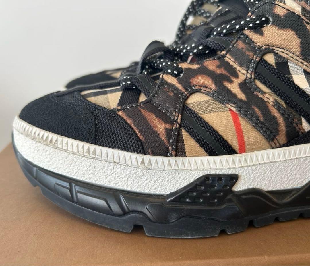 BURBERRY バーバリー　TBロゴ レオパード　スニーカー　メンズ