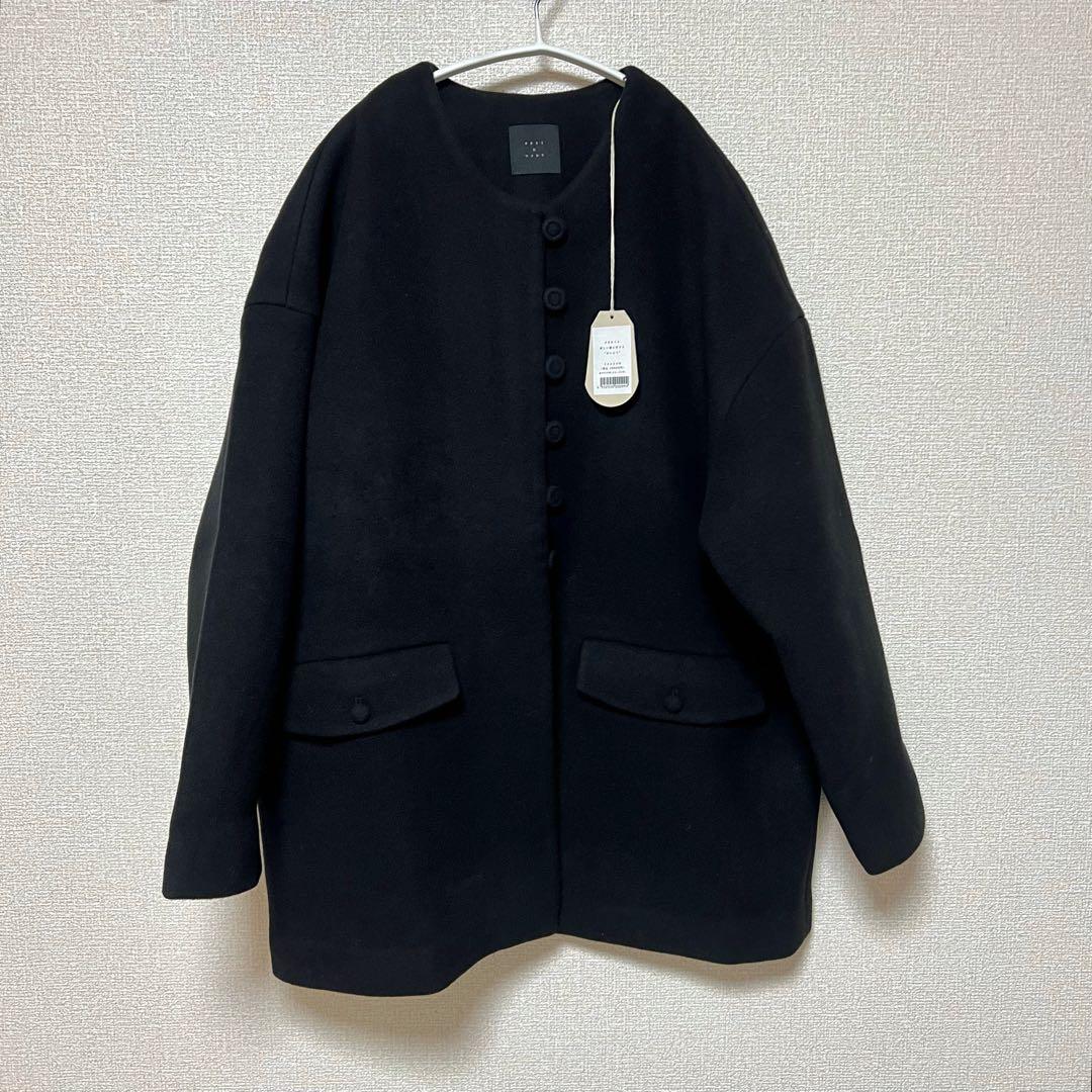 【新品】tandey オオカミとフクロウ ウールコート