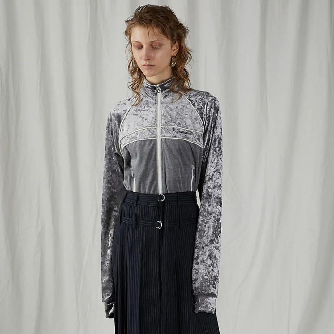 トップス prank project Velour Combi Track Blouson