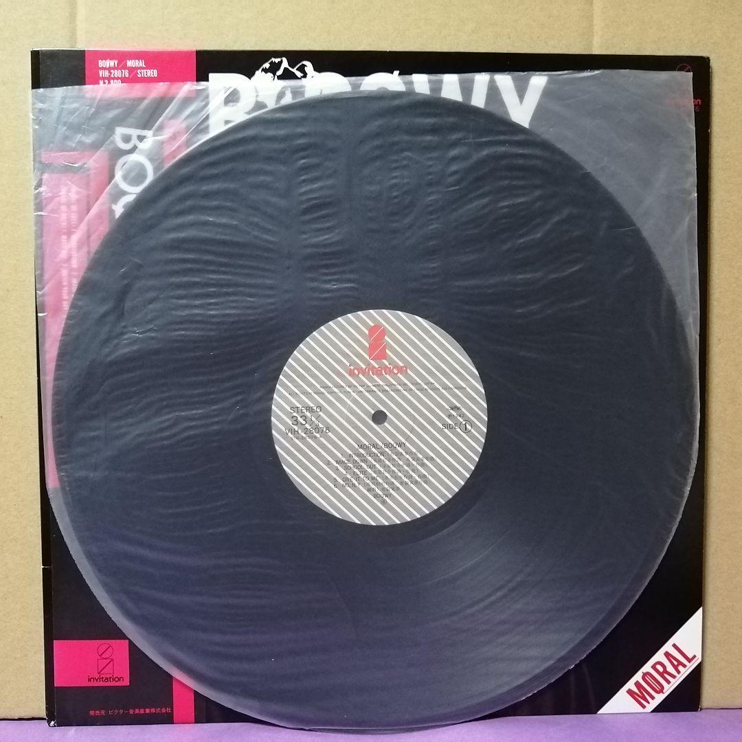（ＬＰ）ＢＯＯＷＹ／ＭＯＲＡＬ　オリジナル　帯付／モラル／氷室京介／布袋寅泰