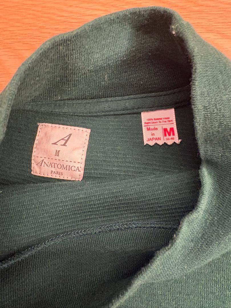 アナトミカ　モックネックT 4色セット　M