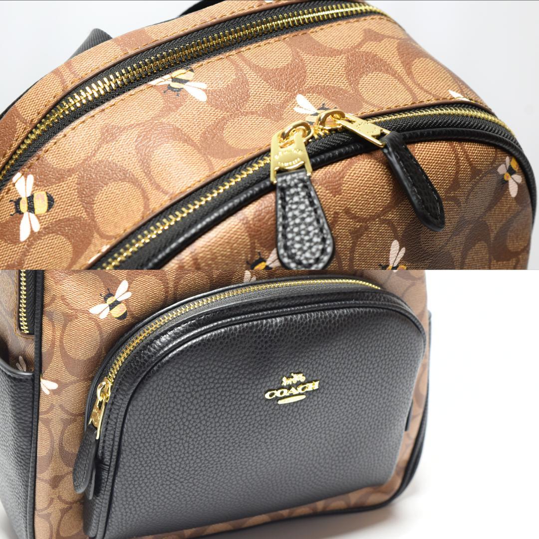 【新品未使用】COACH　コーチ　リュック バックパック　レディース　蜂柄
