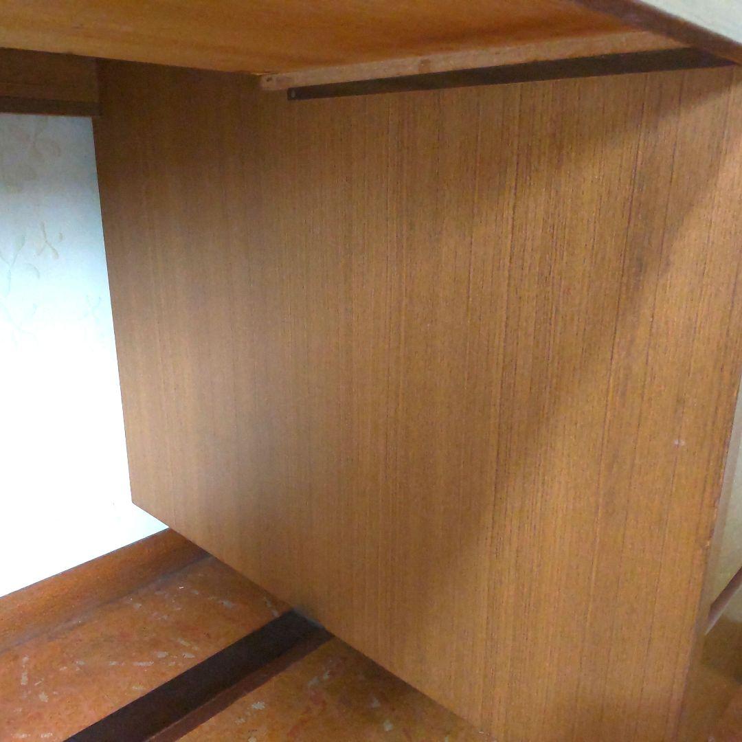 【送料込:たのメル便】学習机 片袖 事務机 昭和レトロ