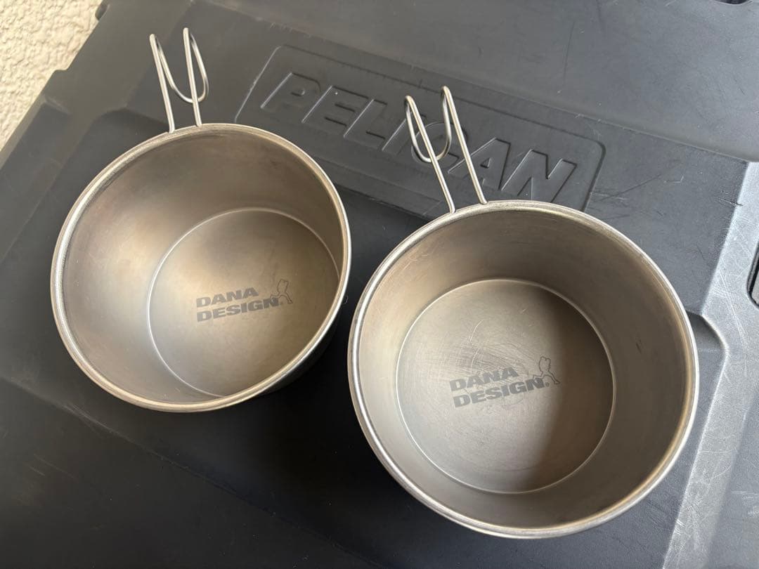 絶版 DANA DESIGN チタンシェラカップ 2個セット