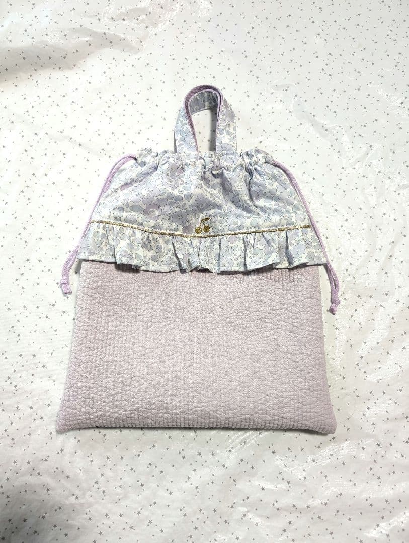リバティ ベッツィ×ヌビ レッスンバッグ上履き入れ体操服袋ハンドメイド