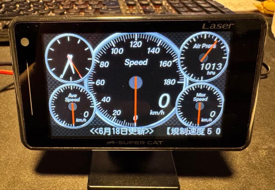 SUPER CAT LS320 GPS搭載レーダー探知機本体