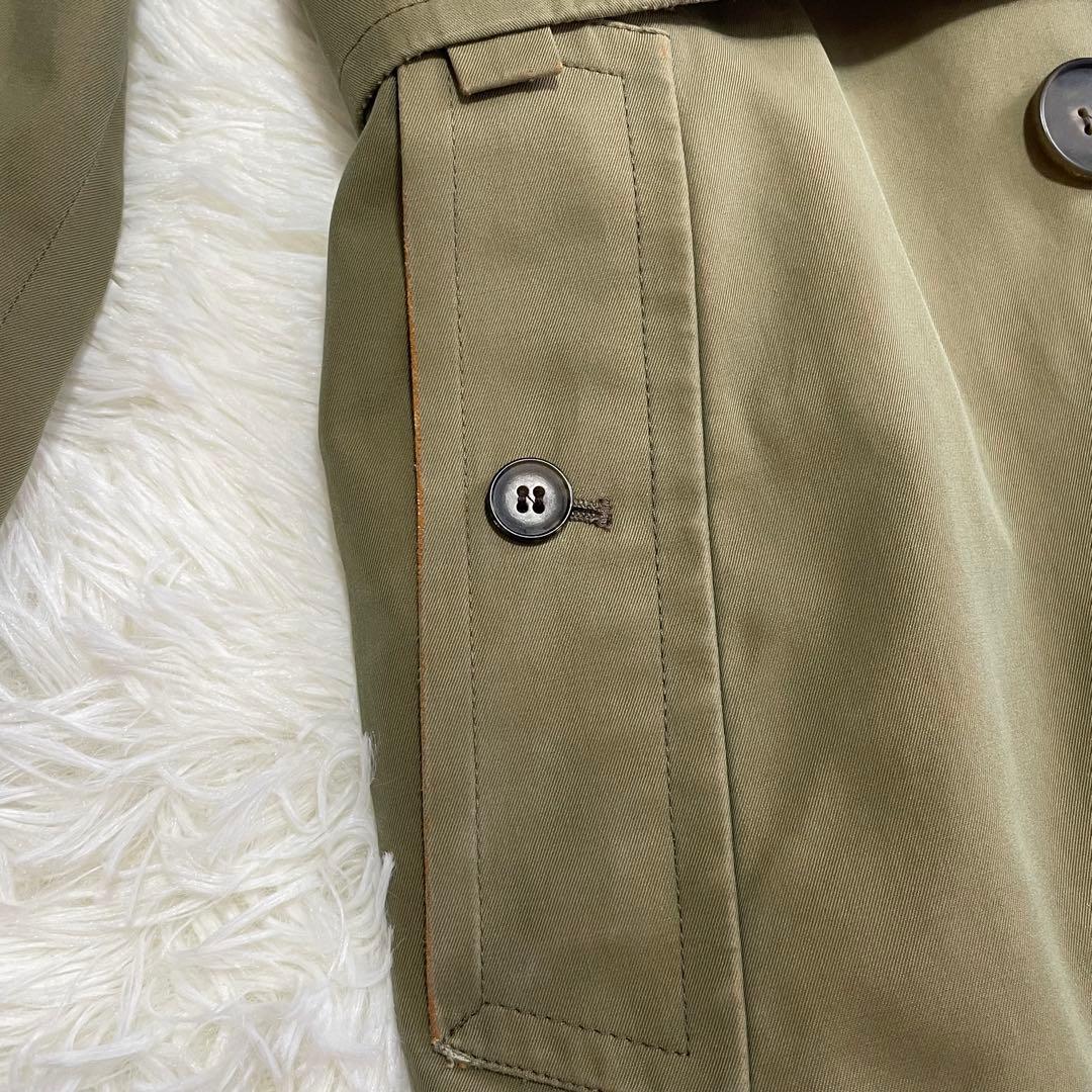 【希少】 バーバリーロンドン トレンチコート ライナー ベルト ダブル 玉虫色