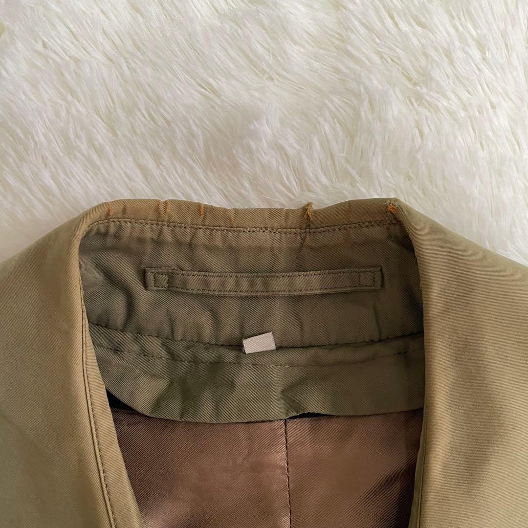 【希少】 バーバリーロンドン トレンチコート ライナー ベルト ダブル 玉虫色