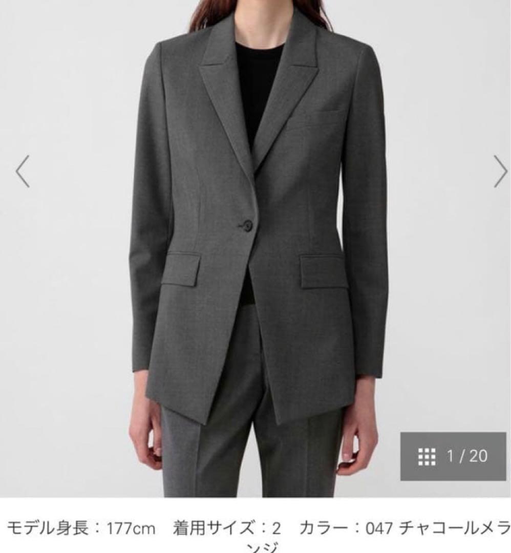 セオリー theory Tailor スーツ セットアップ グレー サイズ2 M
