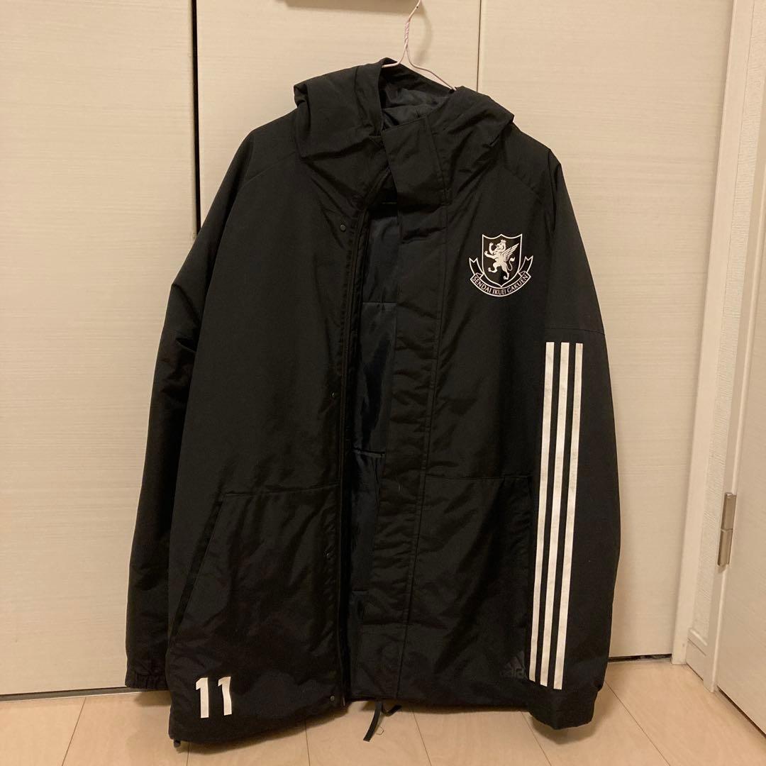 仙台育英学園 ベンチコート 11番 黒 選手権100回大会ウェア